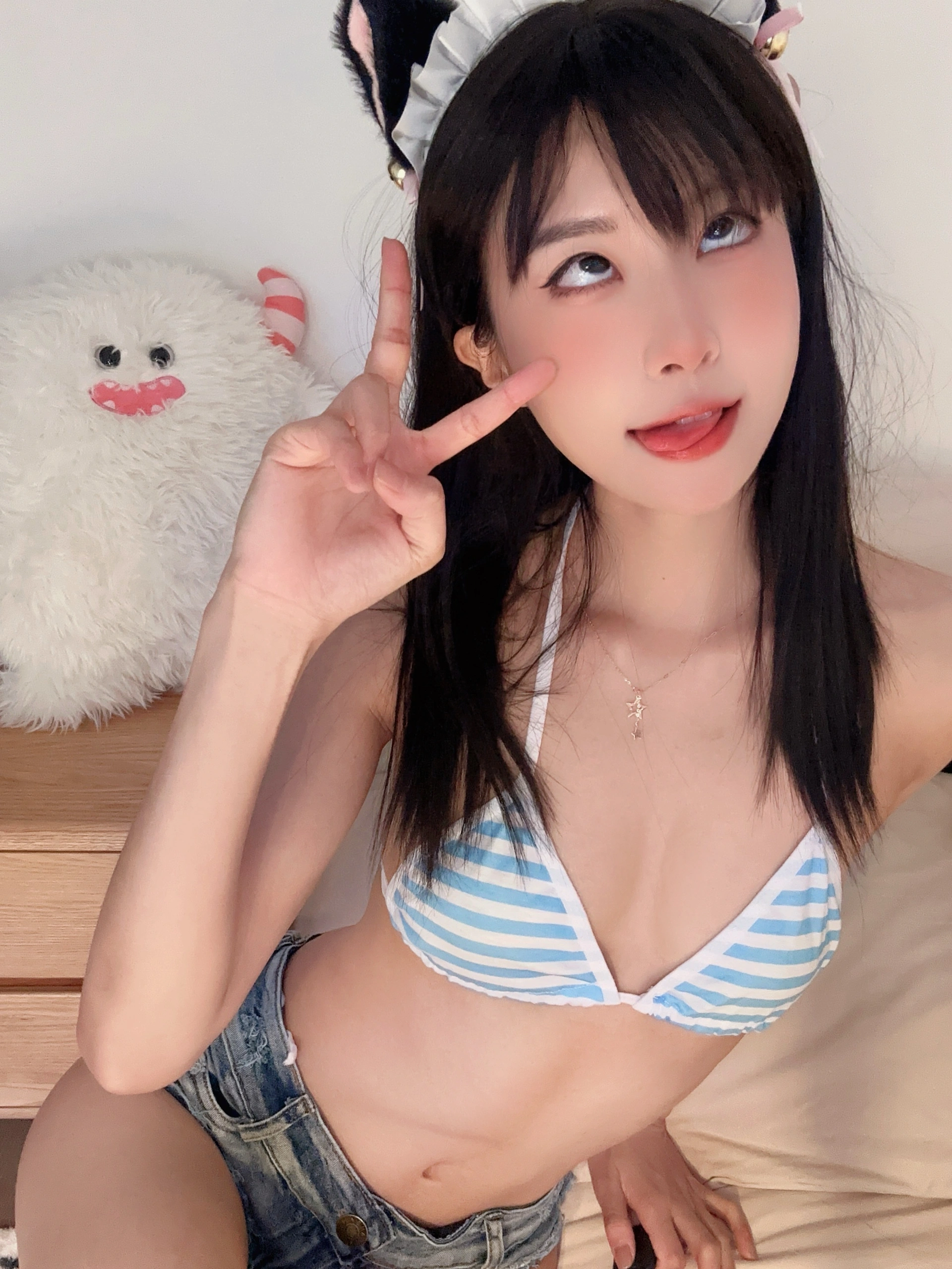 布丁大法 – NO.085 蓝白条纹喵 1